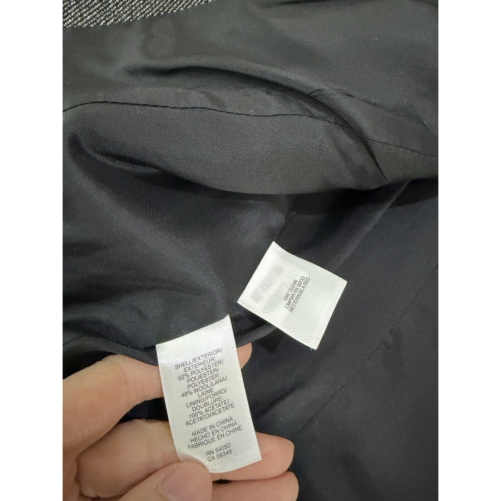 anne klein women wool blend blazer size 6P - Picture 10 of 12